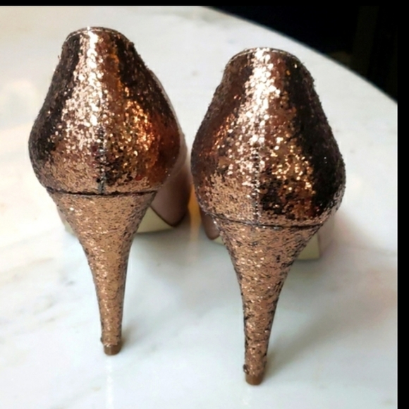 Style & Co Nevaeh peeptoe glitter heels size 8 - Picture 9 of 10